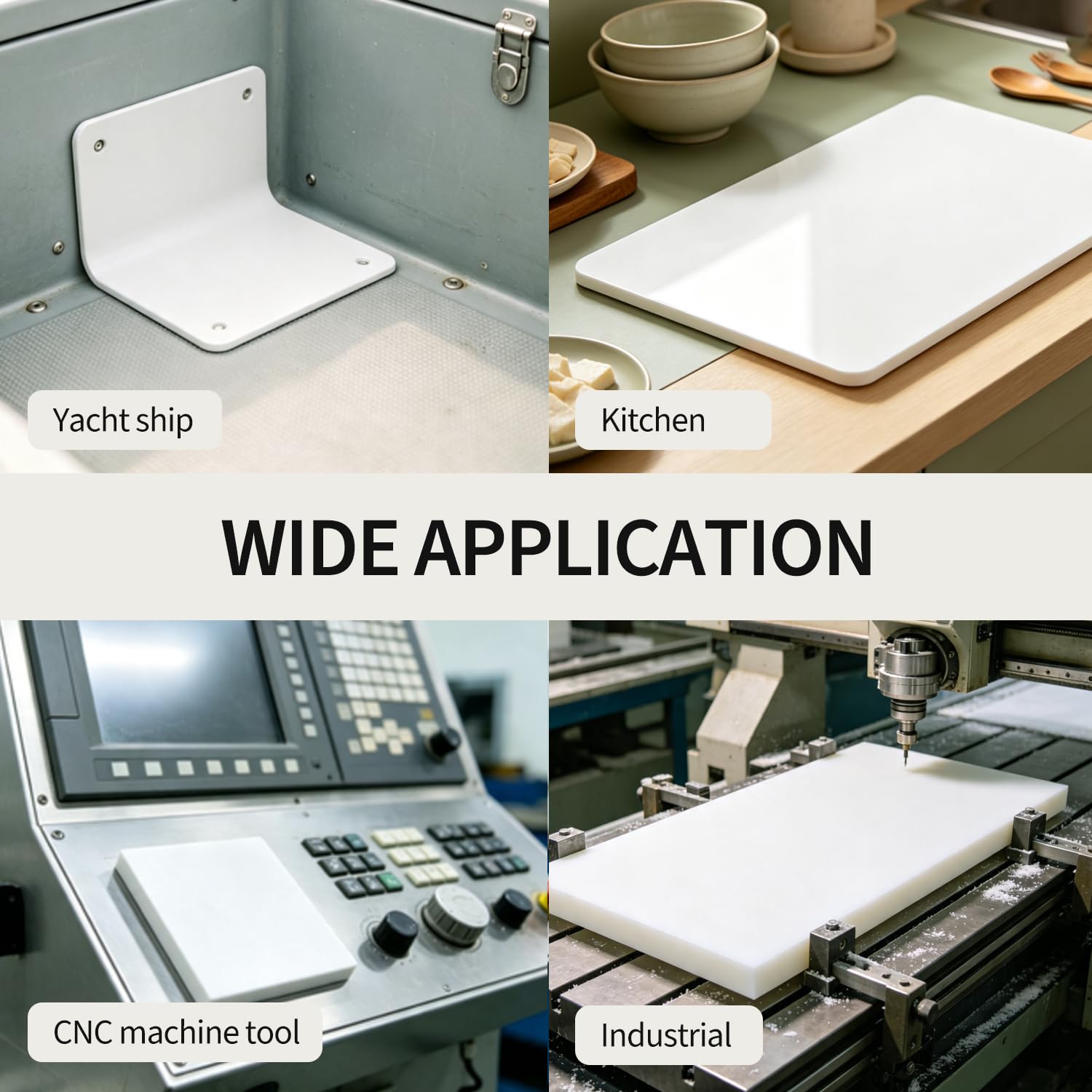 HDPE Sheet 1/2" x 12" x 36" - Smooth Double-Sided -7