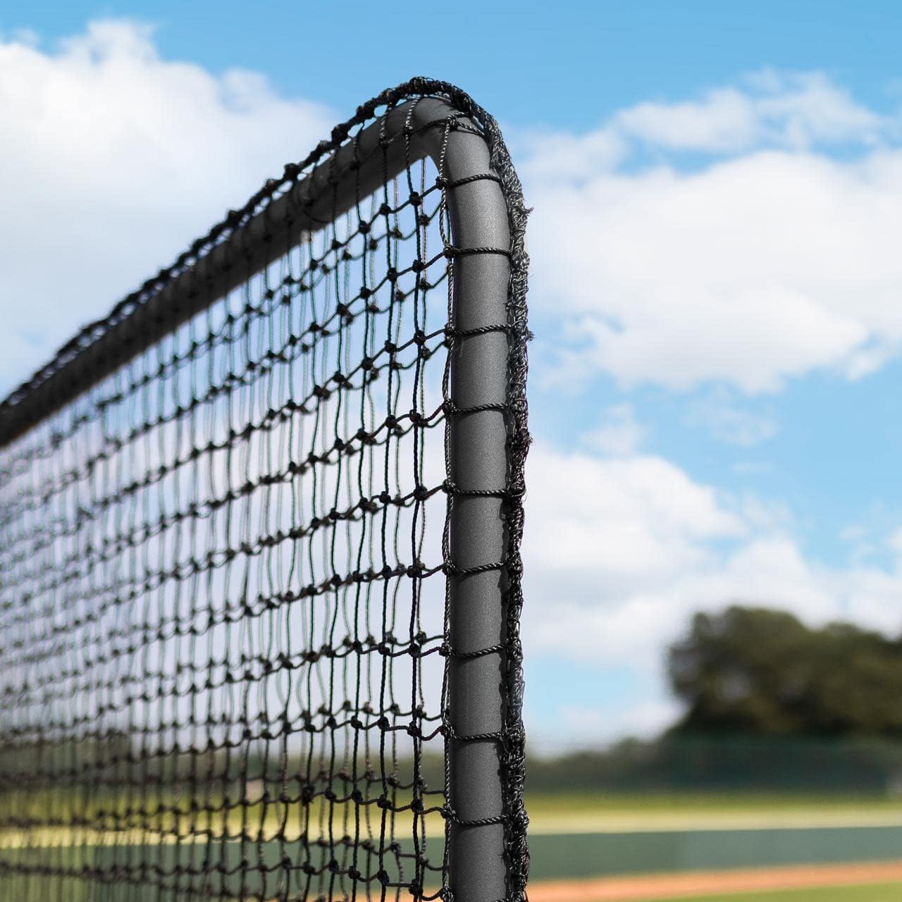 FORZA Compact Baseball L-Screen | 6.5ft x 4ft Protective Screen – Weatherproof Steel Frame & Double-Layer Netting
