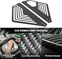 Vista 6 de TOYCIDFG Cubierta del panel de la bahía del motor del coche izquierda derecha Splash Shield Case Guard para C8 Corvette 2020-2024 Auto aluminio