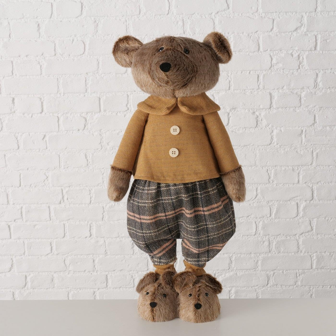 Boltze Home Teddy Bear Decorative Figure Brown 119 cm Entrance Shop