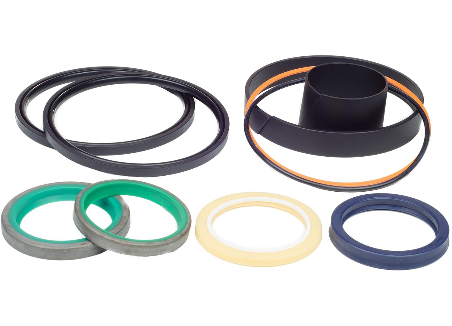Kit King - Case 1542919C4 / Case 1542919C2 / Case G110583 Aftermarket Hydraulic Cylinder Seal Kit, 580K, 580SK, 580SL, 580SL Construction King, 580SM, Backhoe Boom