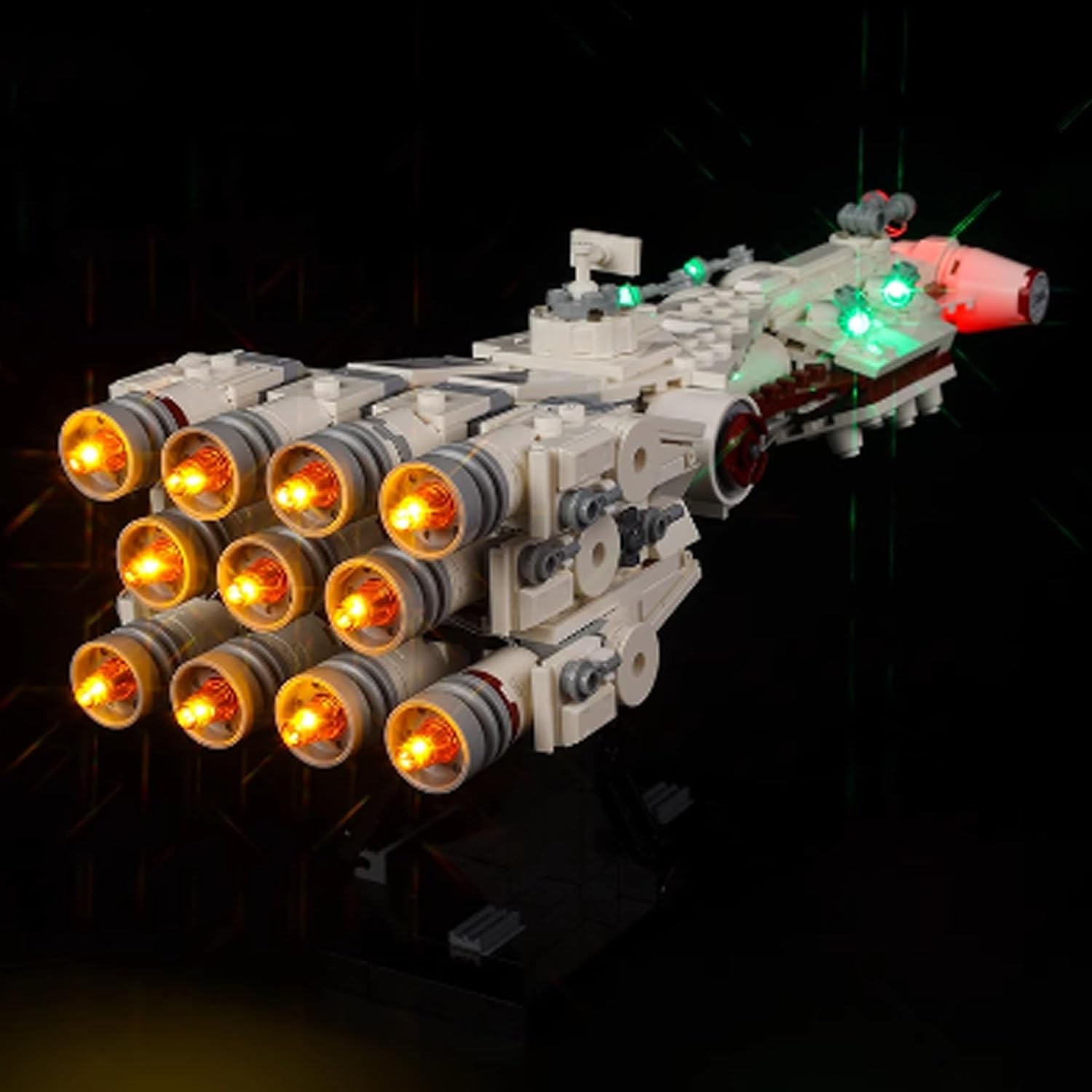 LED Lighting Kit Compatible with Lego 75376 Spaceship Series LED Light Set (Model Kit Not Included - Lighting Components Only)