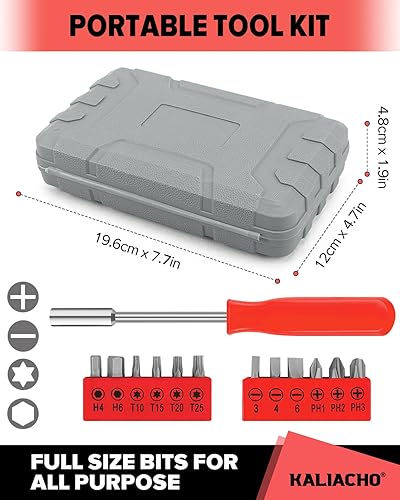 Miniatura 3 de 24pcs Home DIY Tool Kit for Household, Office & Garage - General Repair Small Hand Tool Set with Storage Case
