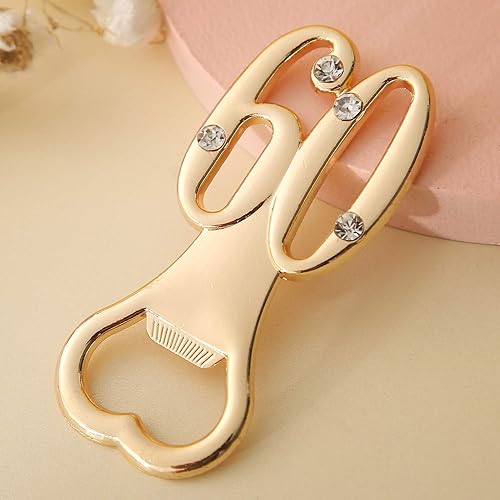 Miniatura 10 de Juego de 24 abridores creativos de botellas para regalos de fiesta de 70 cumpleaños o regalos de fiesta de aniversario de 70 bodas, regalos de