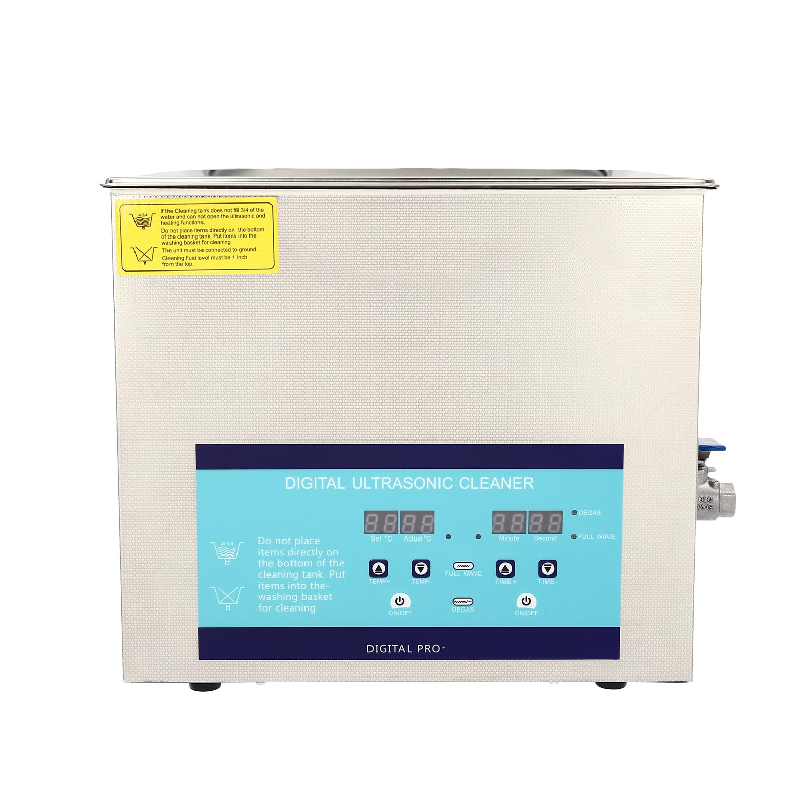 Myjka ultradźwiękowa 8,5 l, ogrzewanie 250 W, ultradźwiękowe urządzenie czyszczące ze stali nierdzewnej 270 W, 28/40 kHz cyfrowe laboratorium ultradźwiękowe urządzenie do czyszczenia biżuterii