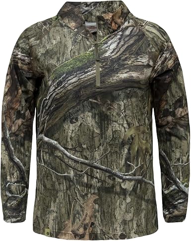 Amazon.com: Mossy Oak Camisas de mujer, ropa de caza con cremallera :  Deportes y Actividades al Aire Libre