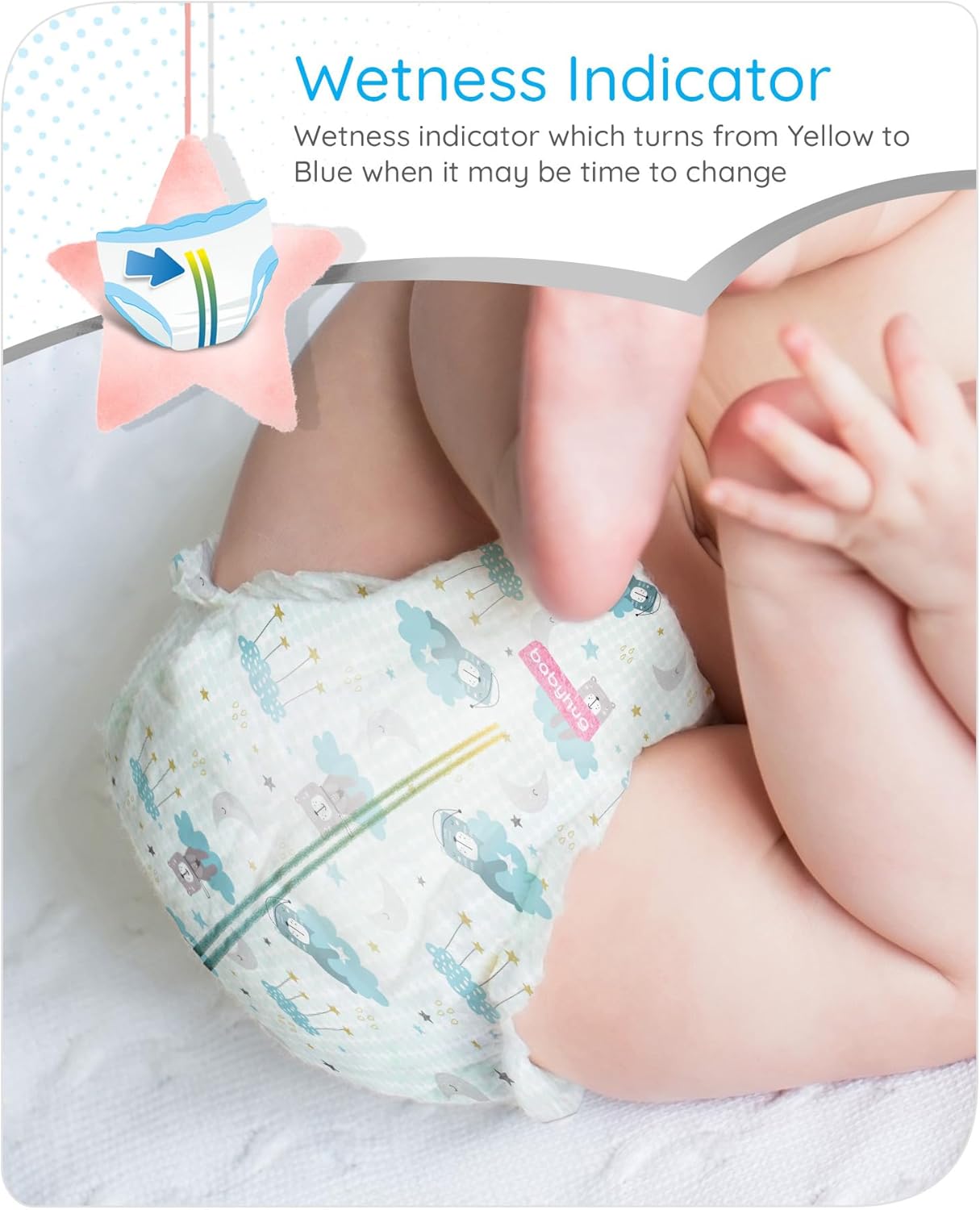 Baby Hug Pro Bubble Care Premium Pant Style Diapers Extra Large For Unisex (Xl) Size - 19 Pieces