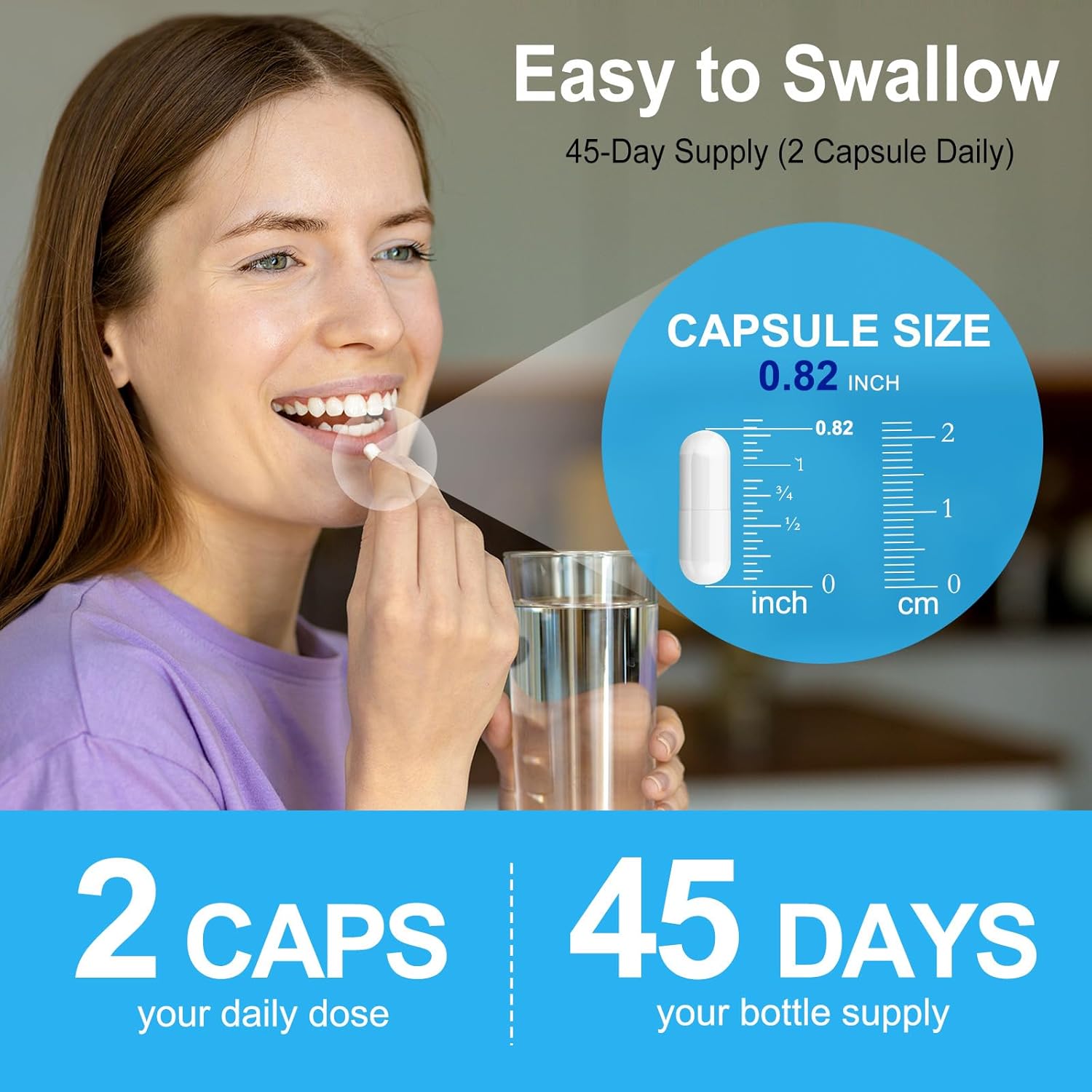 Magnesium Complex 8-in-1,1000mg High Potency with 8 Essential Forms, Vegan Capsules for Muscle, Nerve & Bowel Support, Relief Fatigue & Improve Sleep (90 Capsules) - Image 7