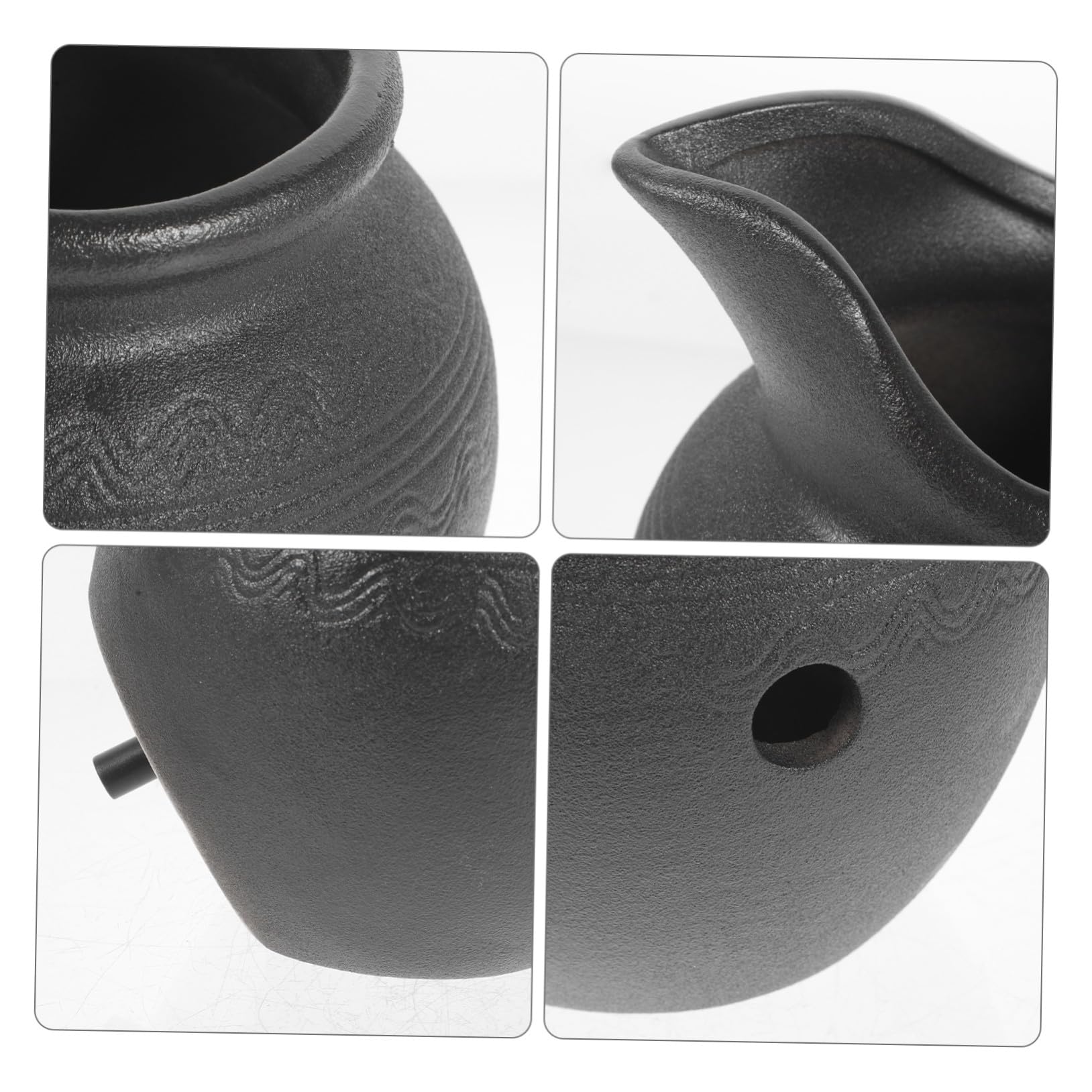 SUPVOX Fontana Circolare in Ceramica per Balcone e Giardino Decorazione Vaso per Esterni e Interni Flusso d'Acqua Naturale Facile da Collocare e Durevole