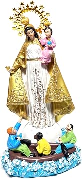 THE FAITH GIFT SHOP Religious Statue of Virgin of Charity 8" H/Virgen de la Caridad del Cobre 8
