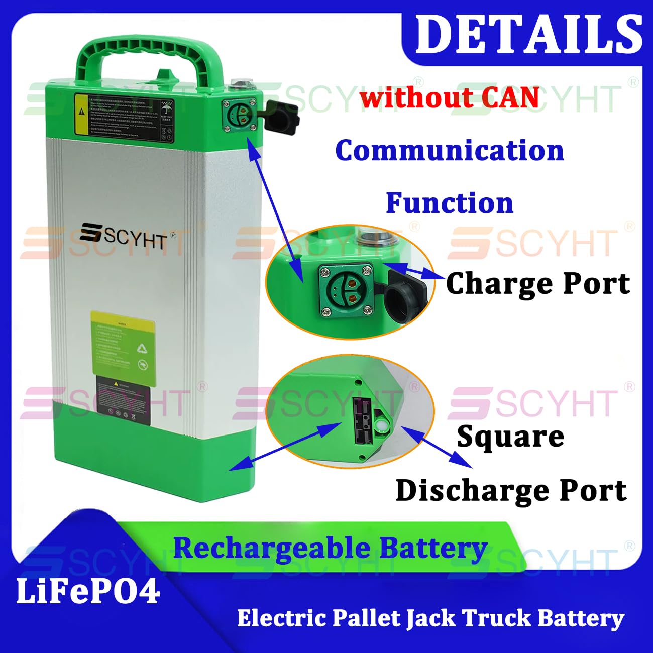 CBD15J-LI2 Batteria carrello elevatore 24V senza CAN