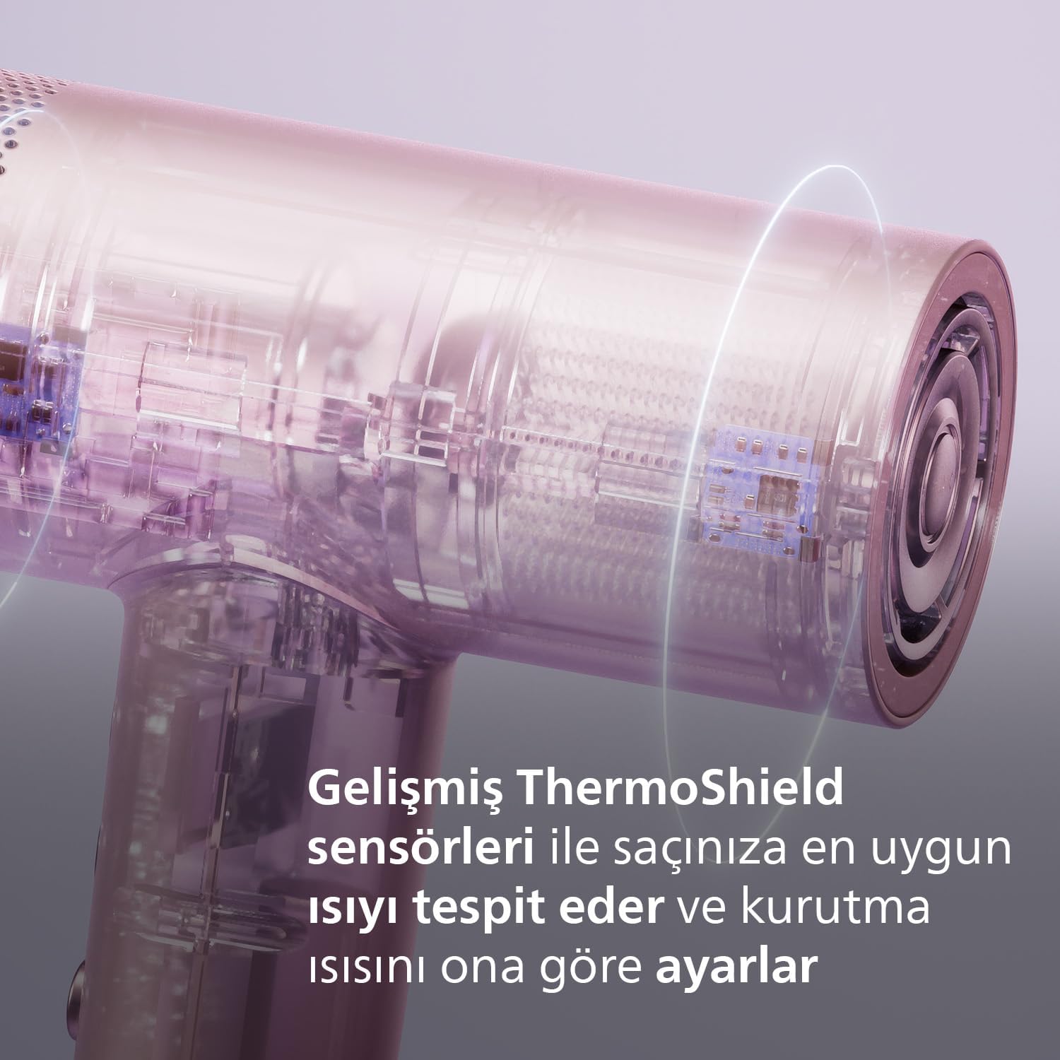 Philips Saç Kurutma Makinesi – ThermoShield Advanced Koruma, 228 km/s Hava Akışı, 200M İyonik Bakım, Çift Hava Girişi, Hassas Mod, BLDC Motor ile Ultra Hızlı Kurutma, BHD837/10