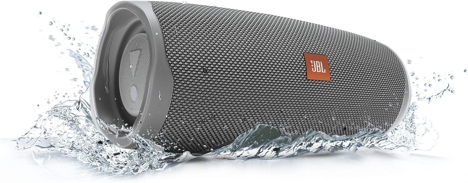 JBL Charge 4 - Waterproof Portable Bluetooth Speaker - Gray Gray Speakers only