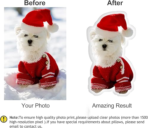 Miniatura 2 de Almohada personalizada para mascotas, almohada personalizada con forma de impresión 3D de doble cara, regalo distintivo para Acción de Gracias,