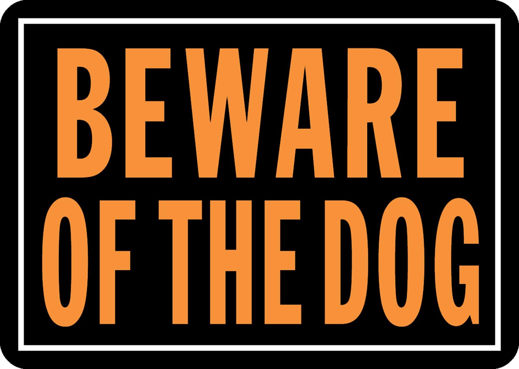 Hy-Ko Aluminum Signs, 14” x 9.5”, Durable Long-Lasting Contrasting Metal Signs for Outdoor Use for Businesses, Property, Clear & Easy to Read Informational Display