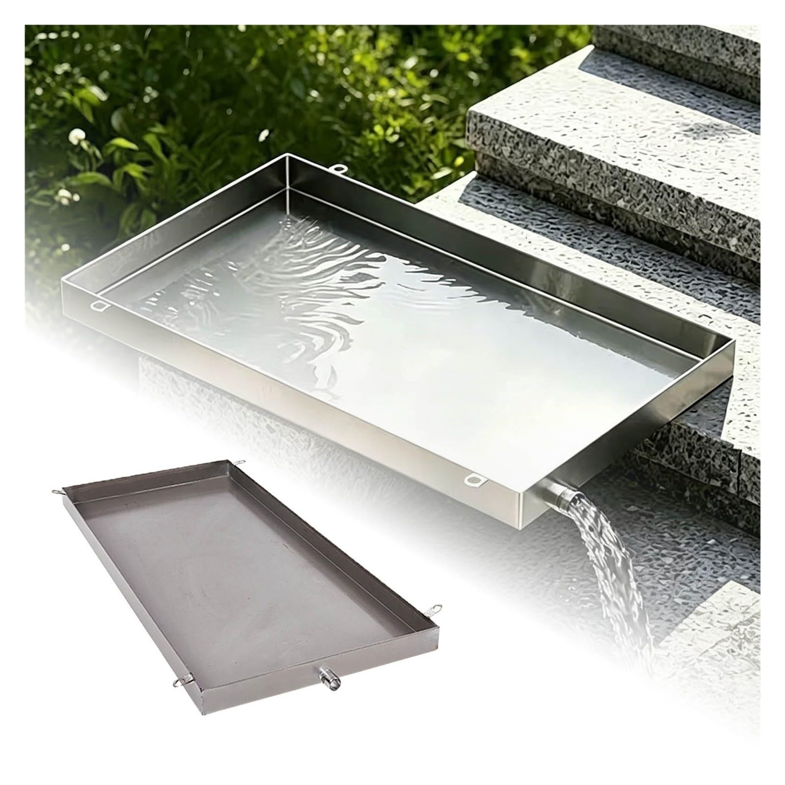 Vaschetta Raccolta in Acciaio Inox Vaschetta Scarico Condensa