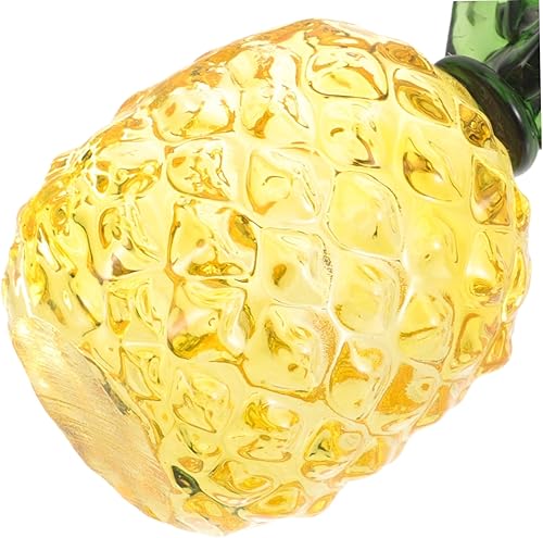 Miniatura 8 de NOLITOY Adorno de fruta de piña de cristal, estatua de decoración de piña, decoración de vegetación, escultura de piña de fruta, decoración del