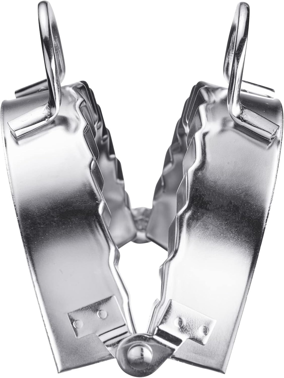 Westmark Maria 61372270 Ravioli Shaper, Diameter: 12 cm, with Practical Handles, Stainless Steel, Silver