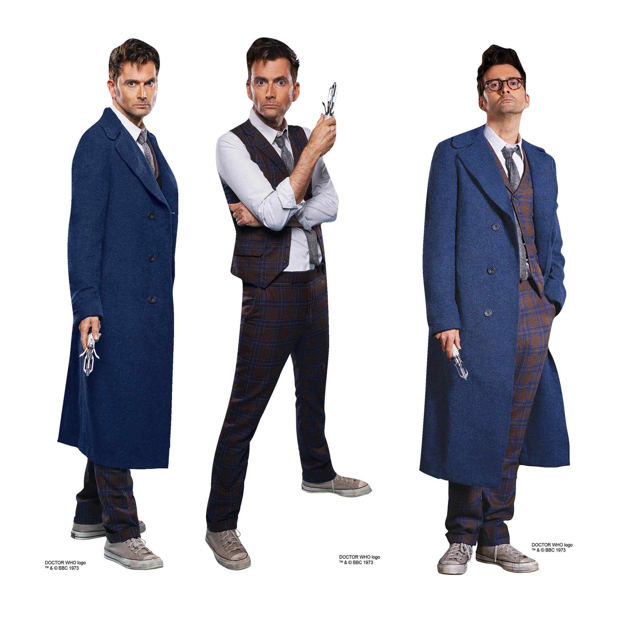 Star Cutouts SC4644 Doctor Who Fourteenth Doctor David Tennant Shelf Top Cardboard Cutouts 31cm - Fan Gift