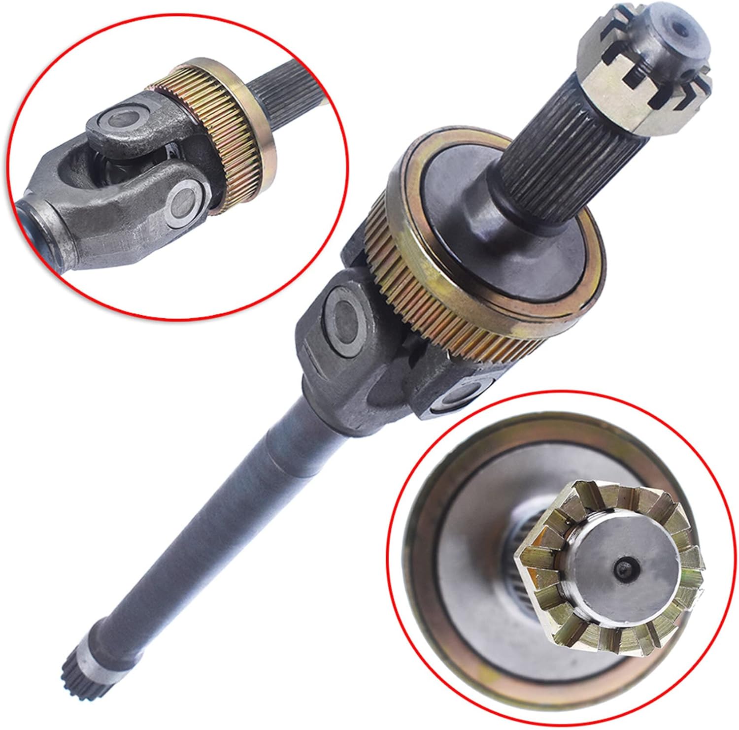 Right Front Axle Shaft Replacement for 1994-1997 2500/1994-2001 1500 Dana 44 4x4