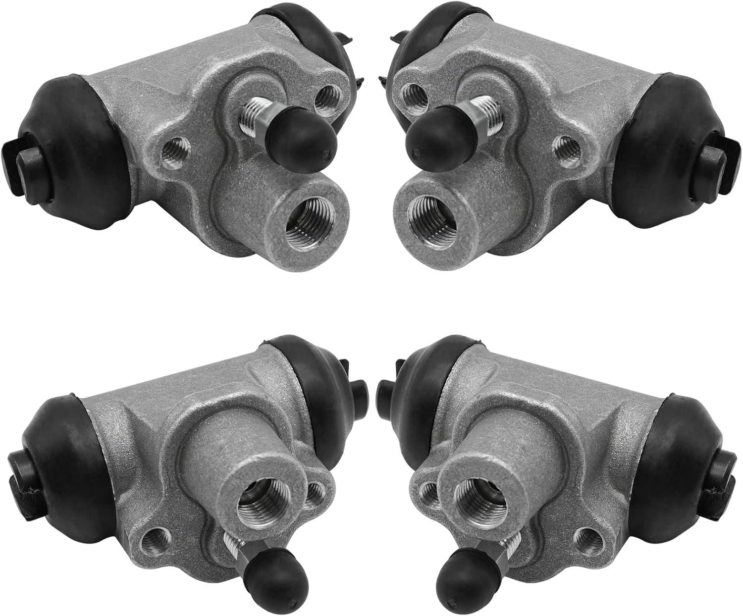 Front/Rear Brake Wheel Cylinder fit for Kawasaki Mule 600 610 KAF400 2005-2009, OEM# 43092-0001 (4 Pcs)