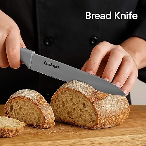 Miniatura 6 de Cuisinart Advantage C55-12PCG - Juego de cuchillos grises de 12 piezas con protectores de hoja