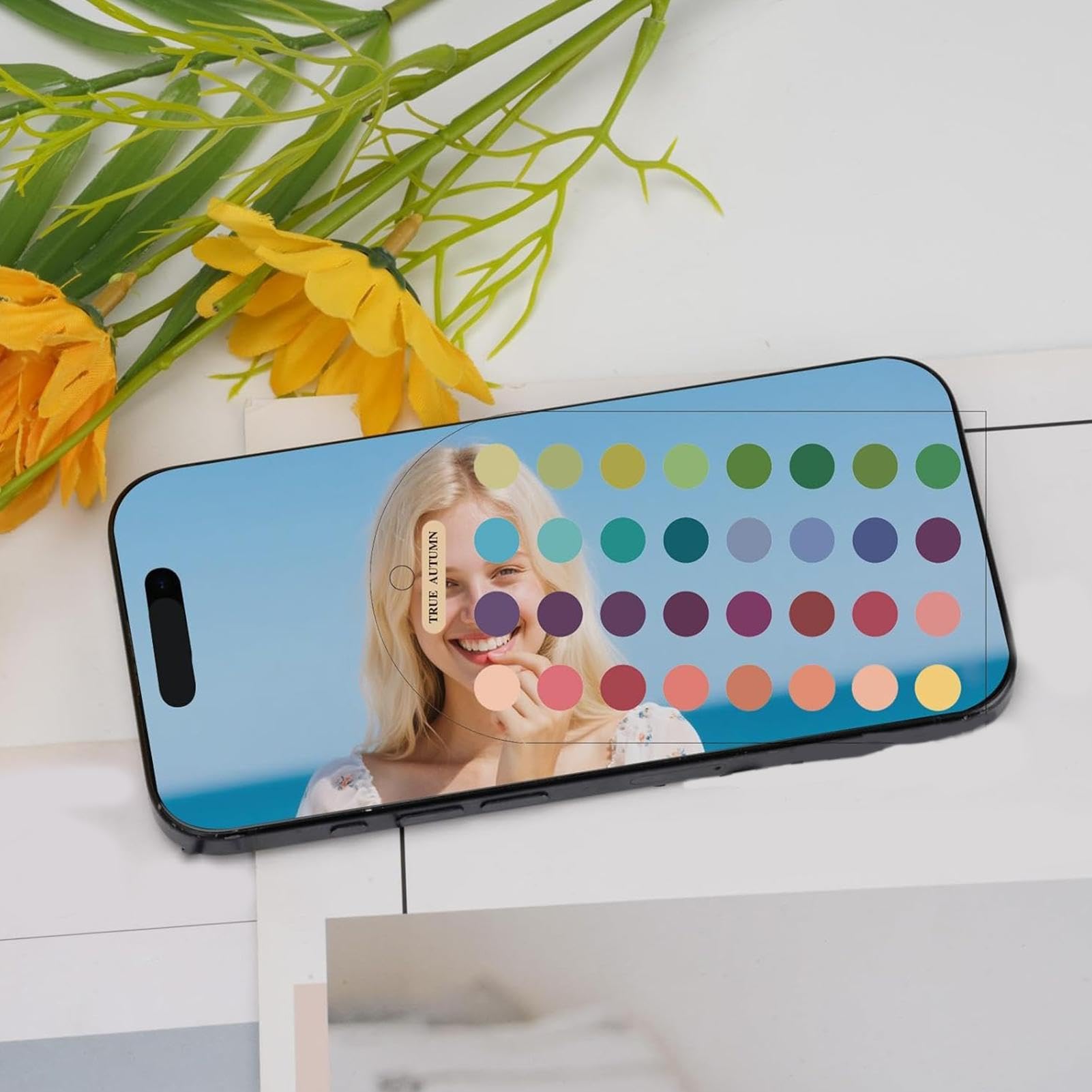 2 Stück Saisonale Farbpalettenkarten, 12 Season Farbanalyse Vorlagenkarte Tragbare Farbanpassungsanleitung Für Outfits Und Make Up Doppelseitiges Acryl Farbmusterkarten Für Zuhause, Reisen
