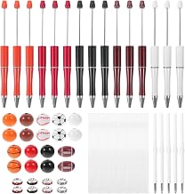 16pcs Multi-function Plastic Ballpoint Bead Pens Set for Office School Writing DIY Craft Supplies