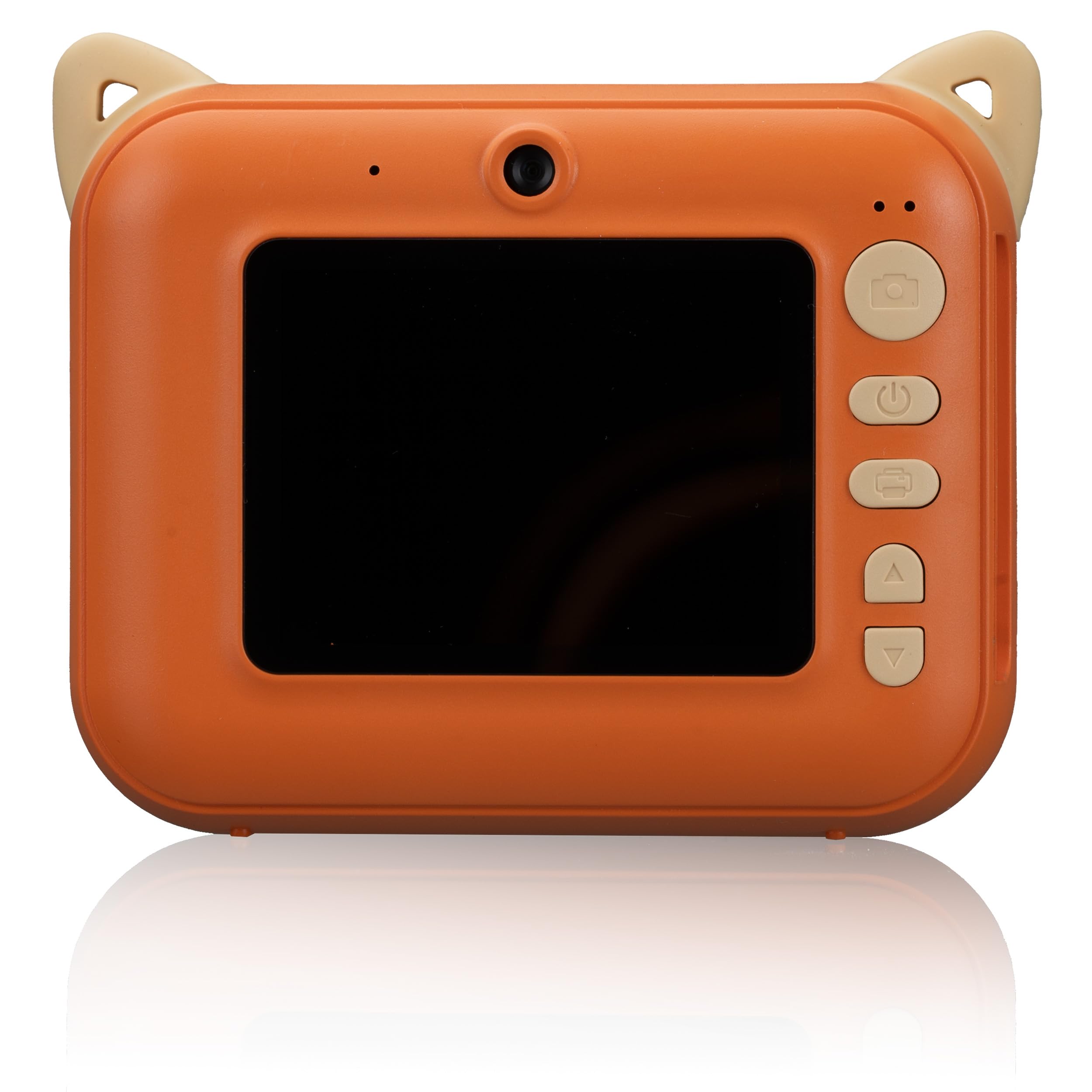 Freek Vonk x Bresser Kinder-Sofortbildkamera - Tigerdesign, Front- und Rückkamera, 16 Rahmen, 93x73x44 mm, 165 g