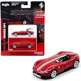 1:64 Scale Speed Icons Collection Race Diecast Metal Model Car (Ferrari Monza SP1 Red)