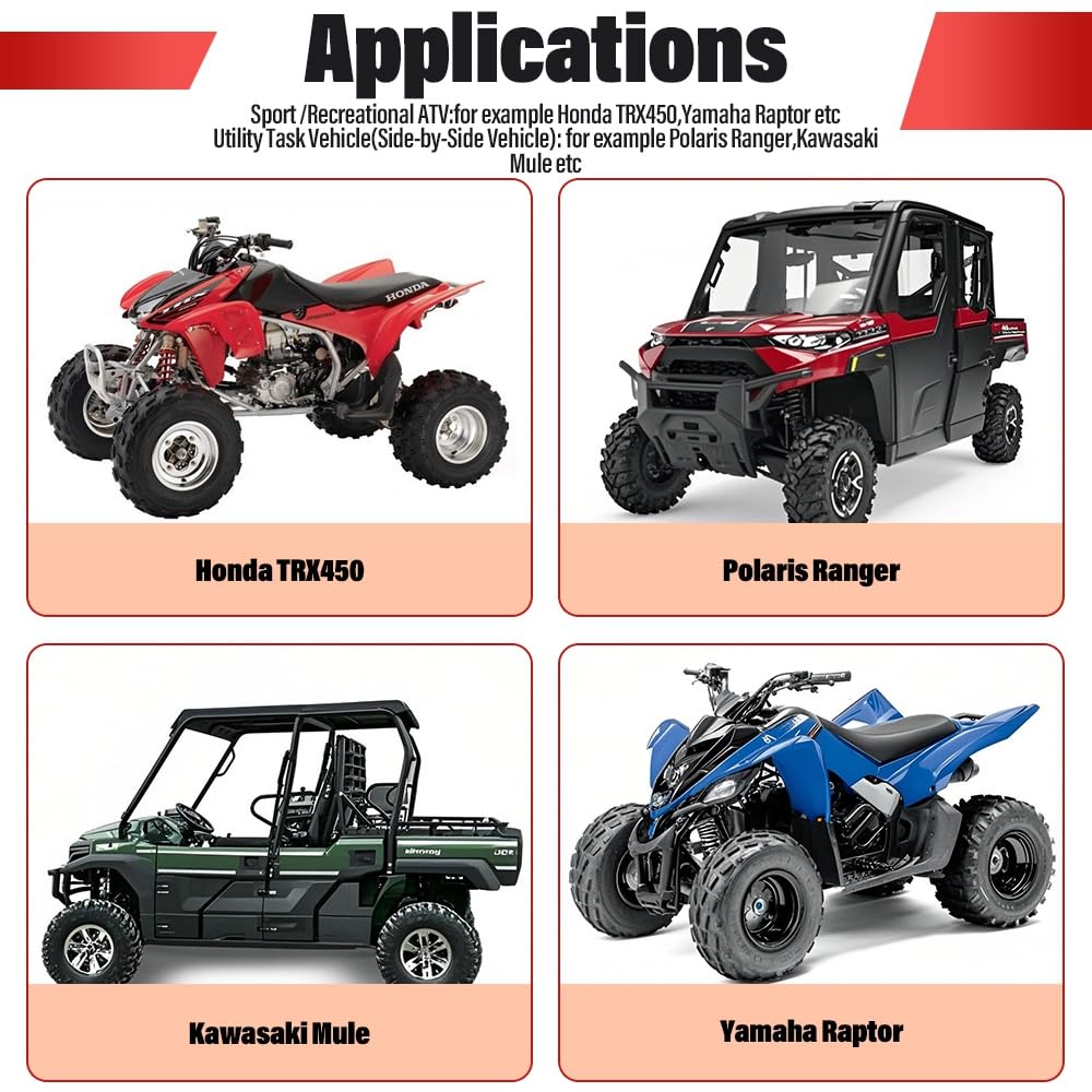 Blueshyhall Cubierta impermeable para quad ATV, protección UV, color negro, de tejido de poliéster 210D con tiras reflectantes y correas de hebilla (XXXL (256 x 110 x 120 cm)