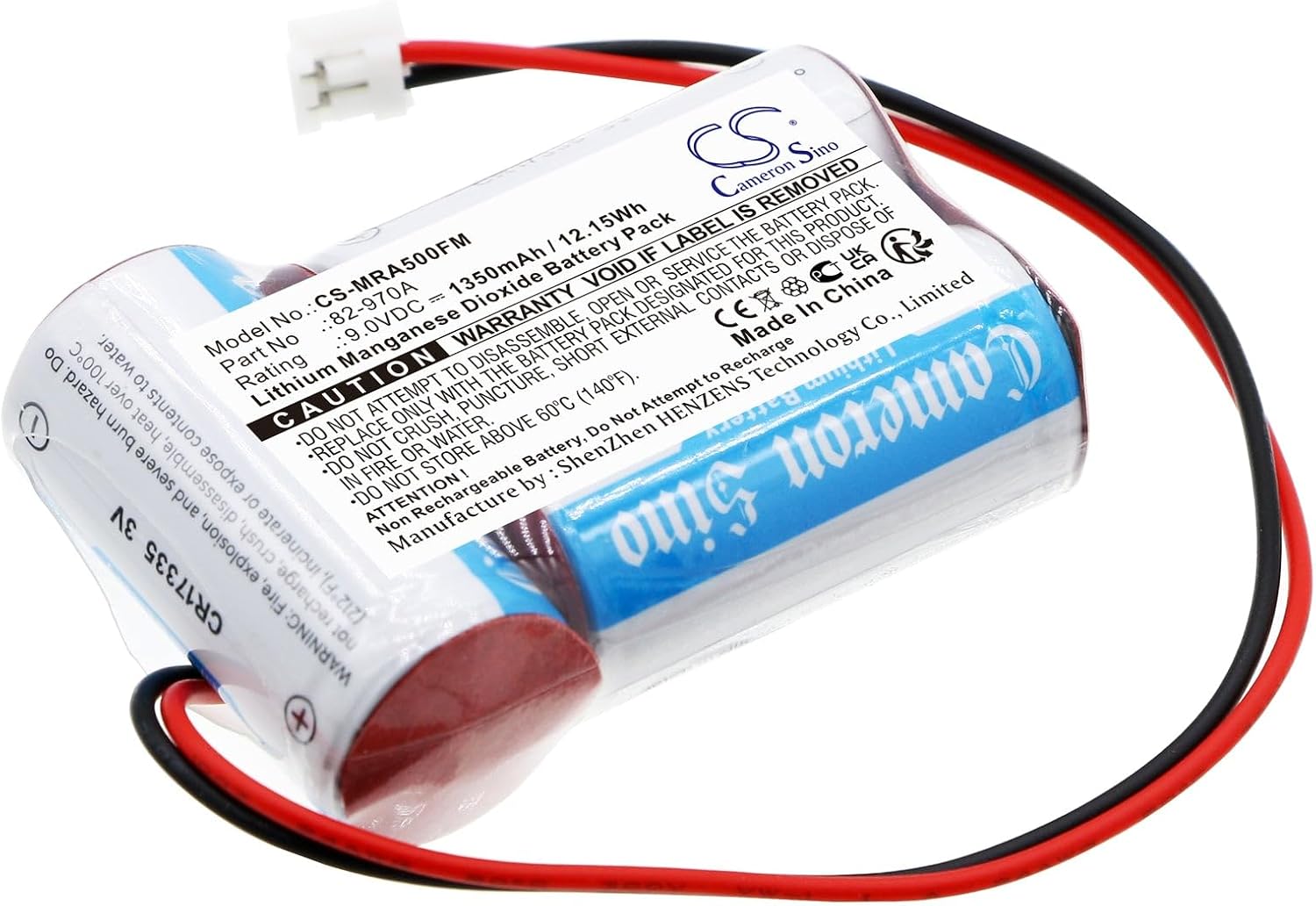 VI VINTRONS Battery for McMurdo A5, A5G, E5, E5 smartfind 406 Epirb, G5, Smartfind 406 Epirb, 82-939D, 82-970A,