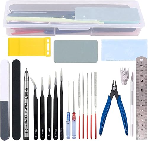 Miniatura 6 de Kit de herramientas de modelo Gundam, kit de herramientas Gunpla, Gundam Modeler, herramientas básicas para Gundam Bandai Hobby Building Assembly