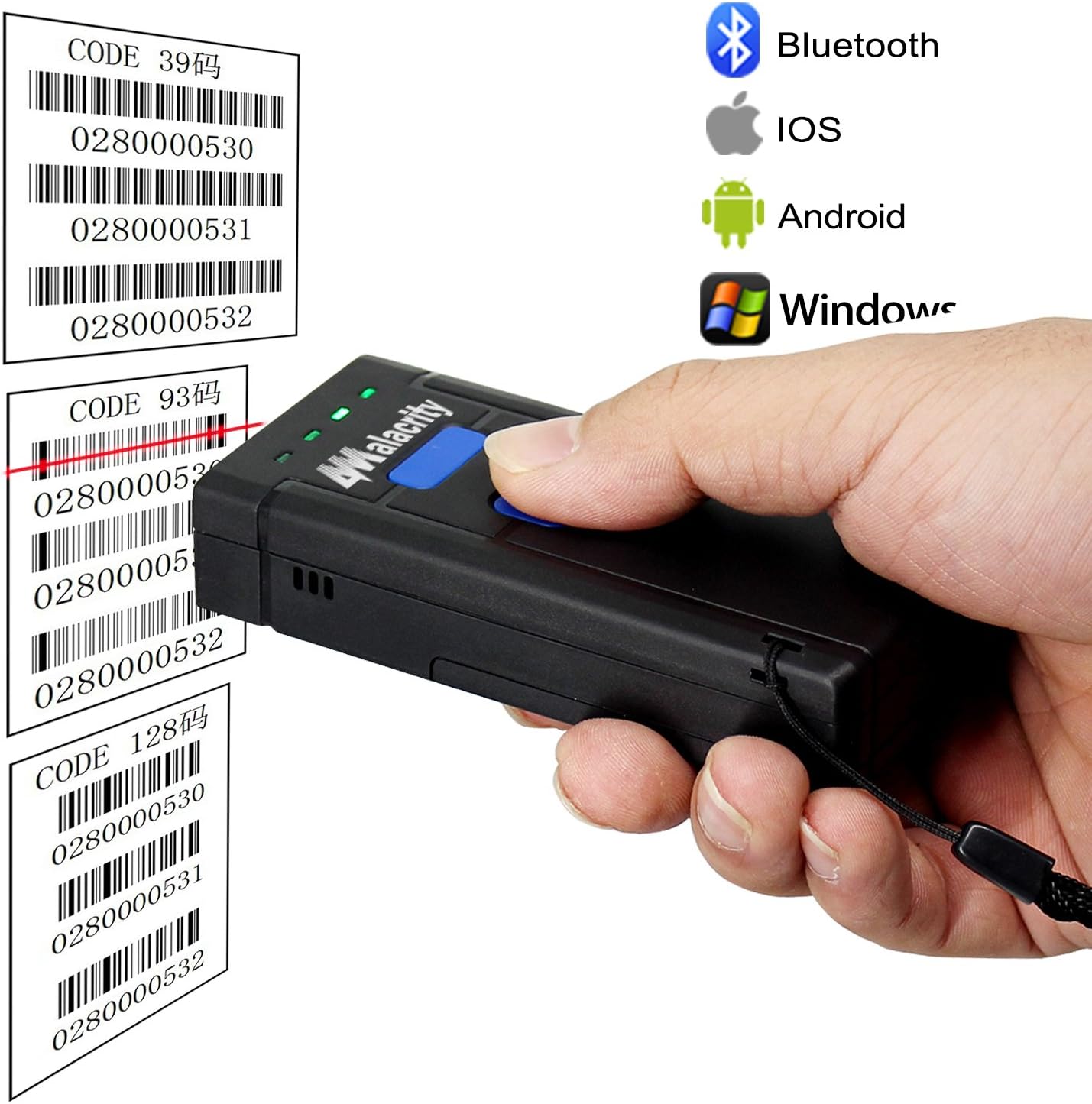 Lоwеѕt Prісе Wireless Bluetooth Mini 1D Laser Barcode Scanner,Alacrity USB Portable Compatible with Bluetooth Function & 2.4GHz Wireless & Wired Connection Barcode Reader Scanner Bеѕt Cуbеr Mоndау 🔥 Wireless Bluetooth Mini 1D Laser Barcode Scanner,Alacrity USB Portable Compatible with Bluetooth Function & 2.4GHz Wireless & Wired Connection Barcode Reader Scanner