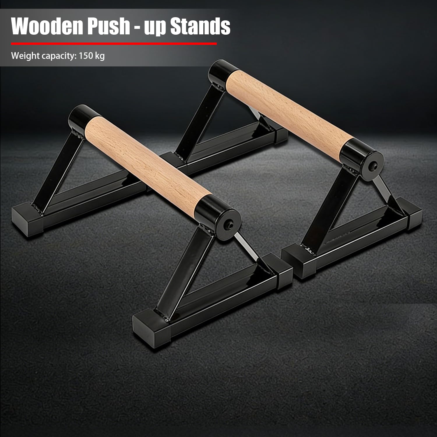 Parallettes,Parallettes Calisthenics,Convient Pour Le Fitness Sans Équipement,l'Entraînement à Domicile Et Les Exercices Au Sol,Équipé d'Un Support En Métal Solide Pouvant Supporter Jusqu'à 330Livres.