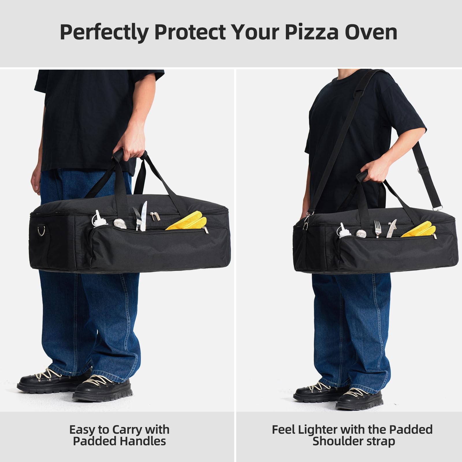 NOELIFE Pizzaofen Tragetasche für Ooni Koda 12, witterungsbeständig, nur Tasche