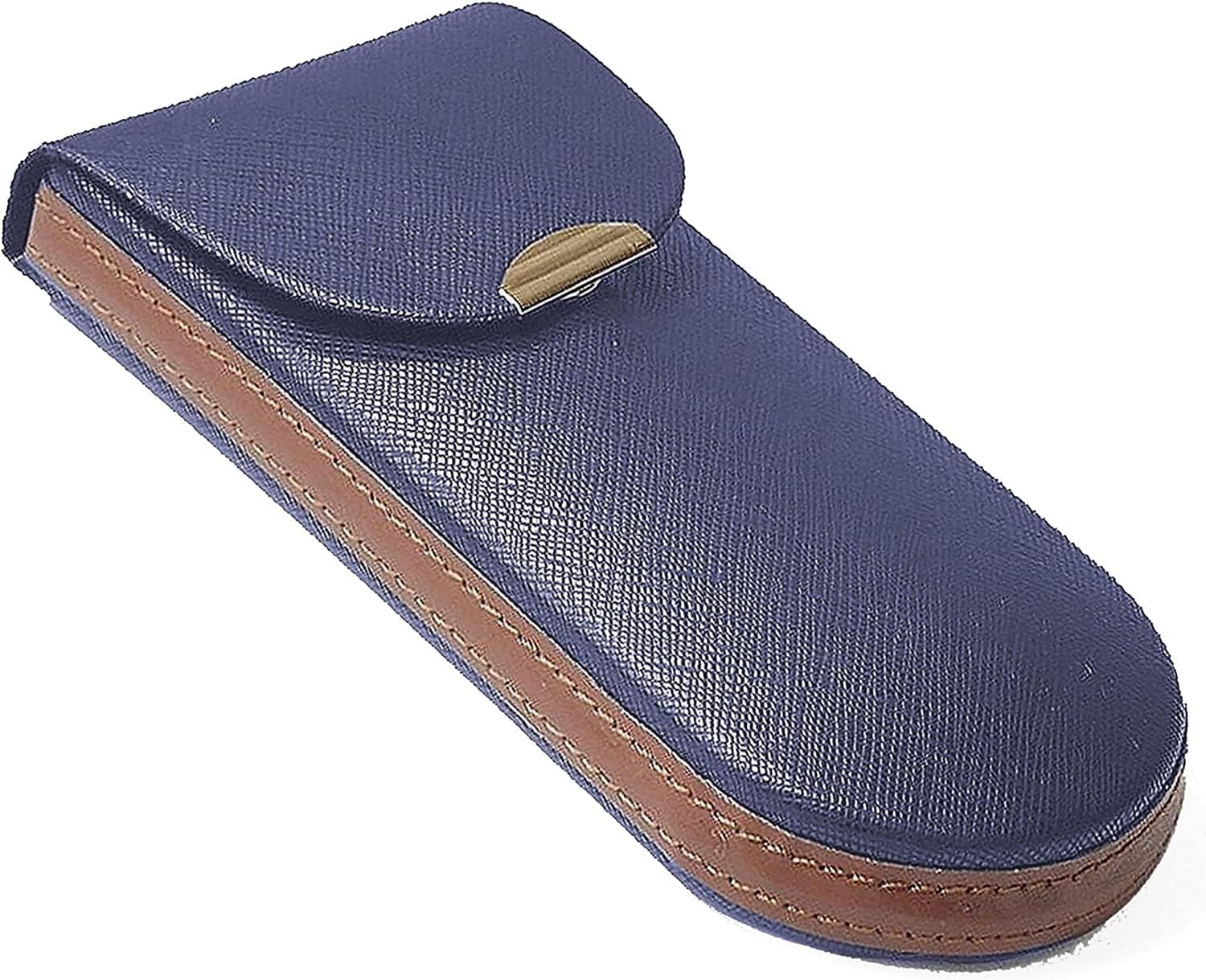 [Amazon.co.jp Limited] Glasses Case, Semi-Hard, Vertical, Compact, Thin, Monocoque, Slim, Portable, Convenient