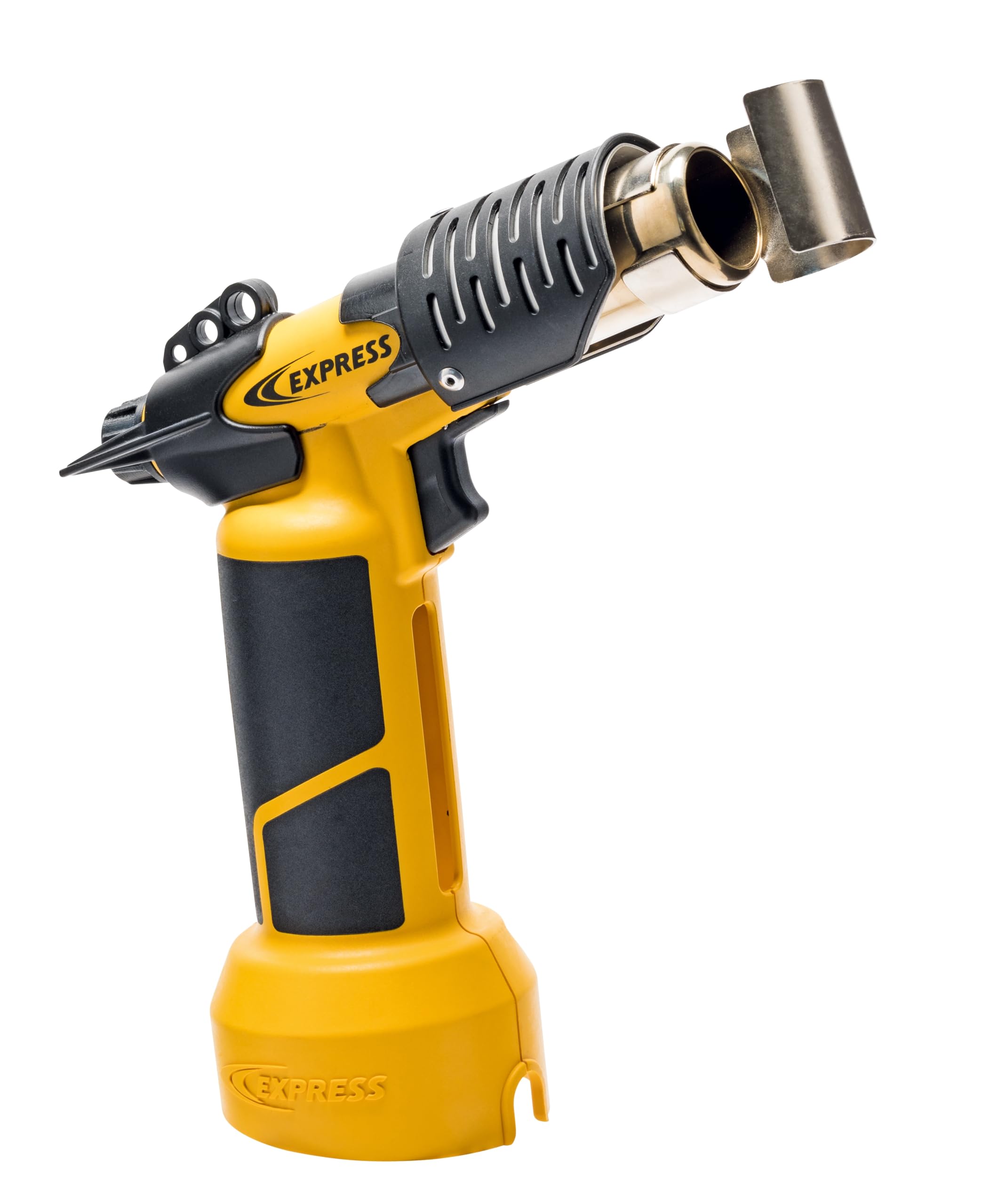 Express, 4600, Pistolet Air Chaud Puissance 400°/750°, 2 Buses Allumage Piezo, 1 Cartouche de Gaz 4600 + Valisette, Accessoire pour Fer à Souder, Lampe à Souder, Fer Couvreur, Chalumeau d'Étanchéité
