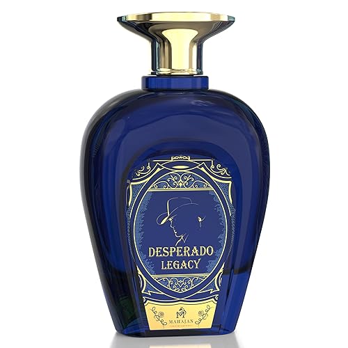 Mahajan Desperado Legacy Eau de Parfum  Colonia cítrica salada fresca y adictivamente dulce  Potente perfume de lujo de larga duración para hombres