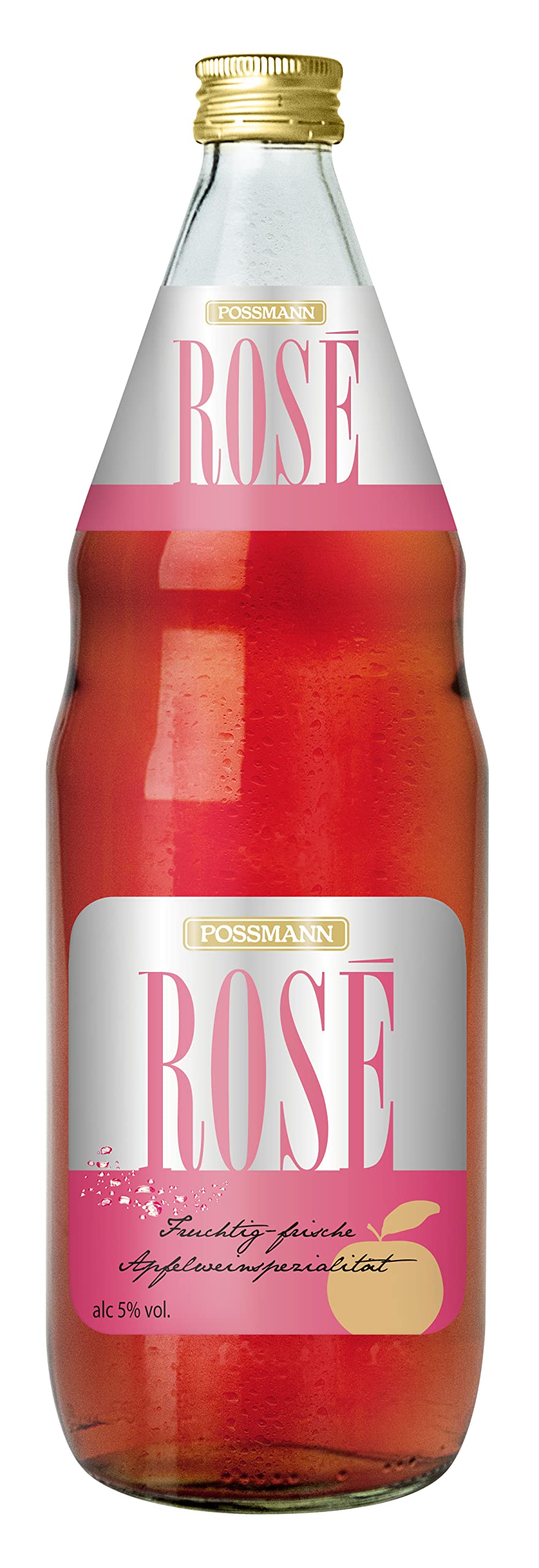 Possmann Rose Apfelwein 6 x 1 Liter inkl. 0,90€ MEHRWEG Pfand