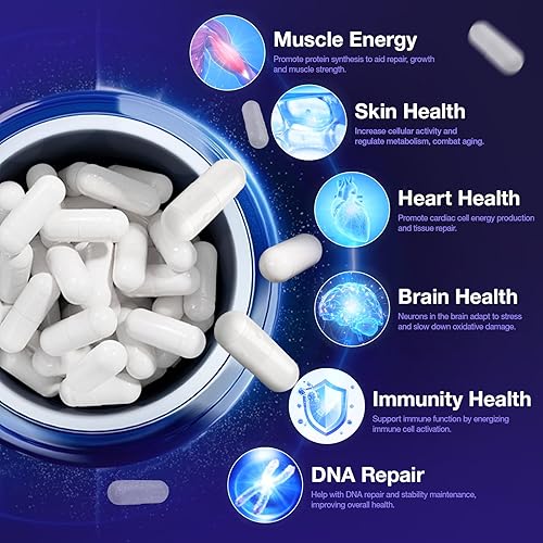 Miniatura 4 de Suplemento NAD, NAD+ enriquecido con resveratrol y ribósido de nicotinamida, suplemento NAD 900 mg para hombre y mujer, 400 unidades - 5 paquetes