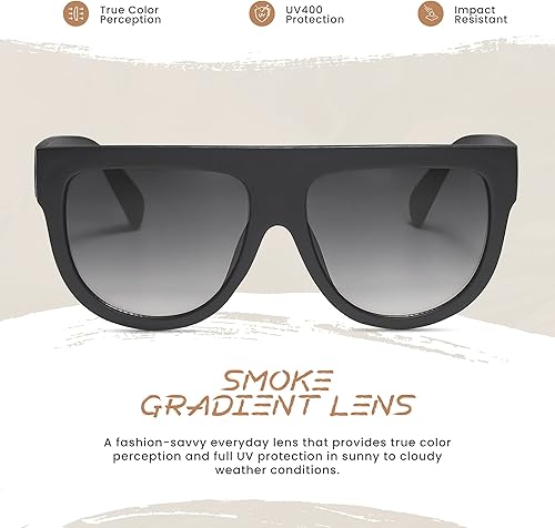 Miniatura 10 de Gafas de sol de gran tamaño para mujer con diseño cuadrado grande estilo retro