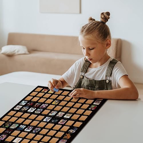 Miniatura 4 de Fuiyoh Top 100 Póster de anime para raspar, lista de cubo japonés para estética de habitación, regalos para amantes del anime, 16.5 x 23.4 pulgadas