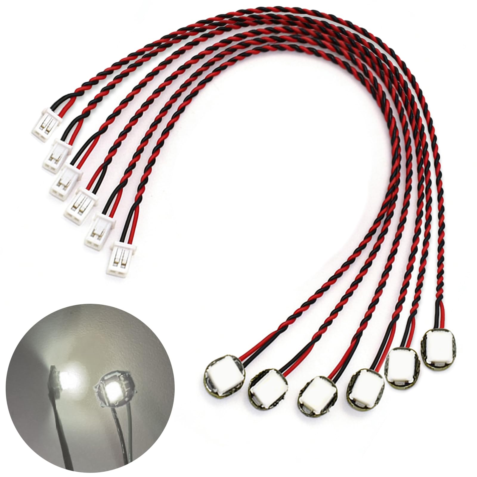 Joycabin 30 Stück Mini LED Lichter für Puppenhäuser, Mini-Li