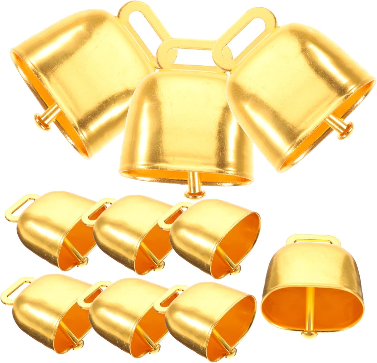 FAVOMOTO 20pcs -lost Metal Cattle Bells Loud Christmas Ornaments for Pets Livestock and Farming Decorations for Crafting and Holiday Spirit