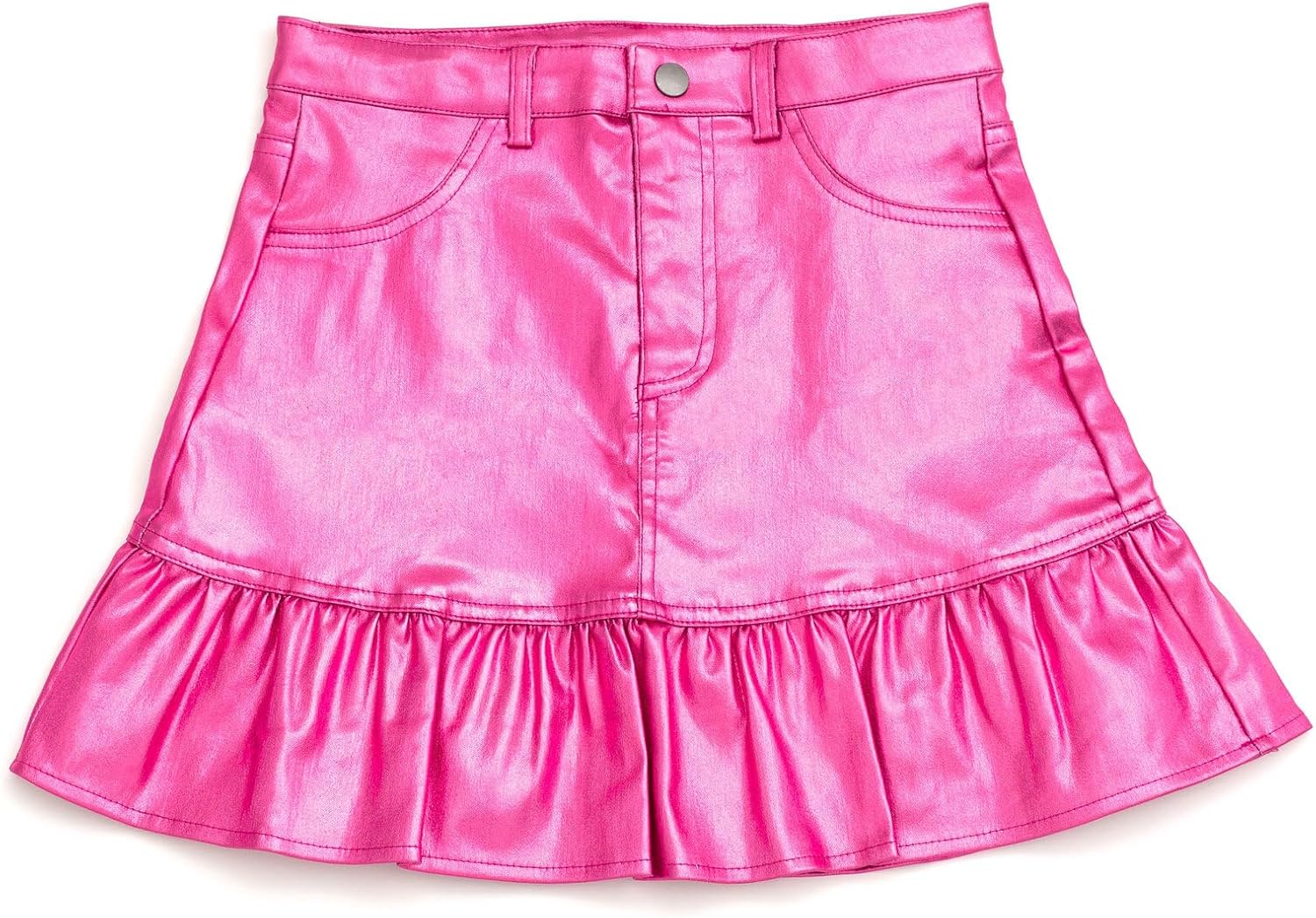 Disney Princess Girls T-Shirt and Metallic Skirt Outfit Set Toddler to Big Kid Sizes (2T - 14-16) - Image 4