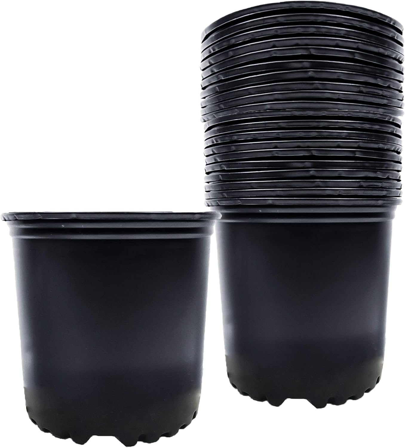 Viagrow VHPP100-24 VHPP Nursery Pots, 1 Gallon, Black : Patio, Lawn & Garden