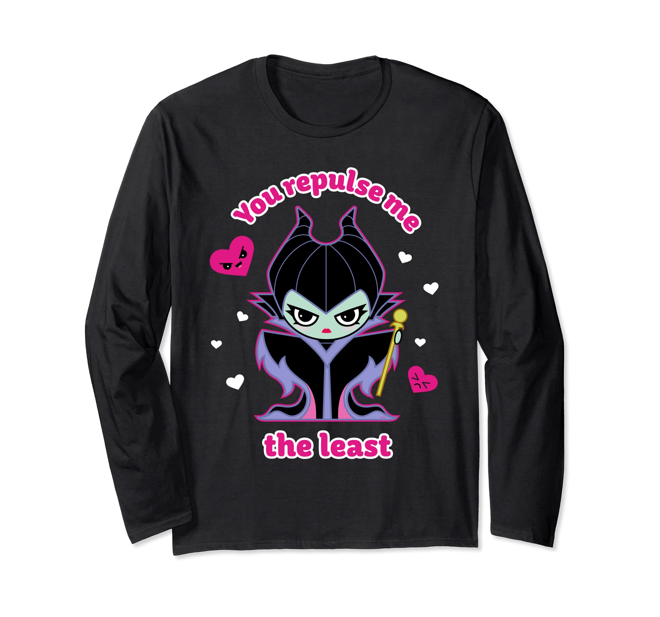 Maleficent You Repulse Me t-shirt manches longues imprimé durable - 2