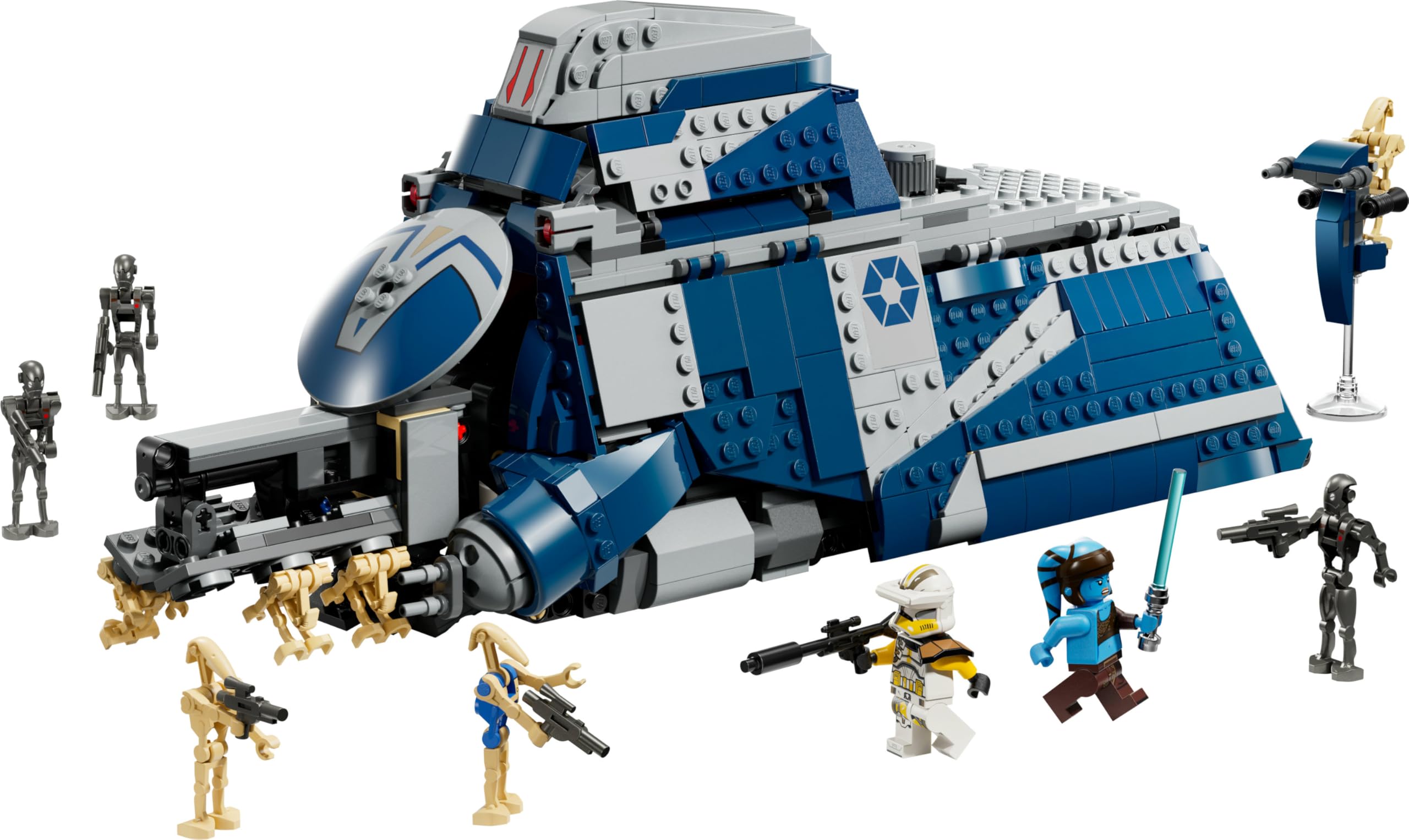 LEGO Star Wars: The Clone Wars MTT der Separatisten in der Schlacht von Felucia - Spielzeug mit Lichtschwert - Kinder Geschenk für Jungen und Mädchen - Modellbau zum Ausstellen und Sammeln - 75435