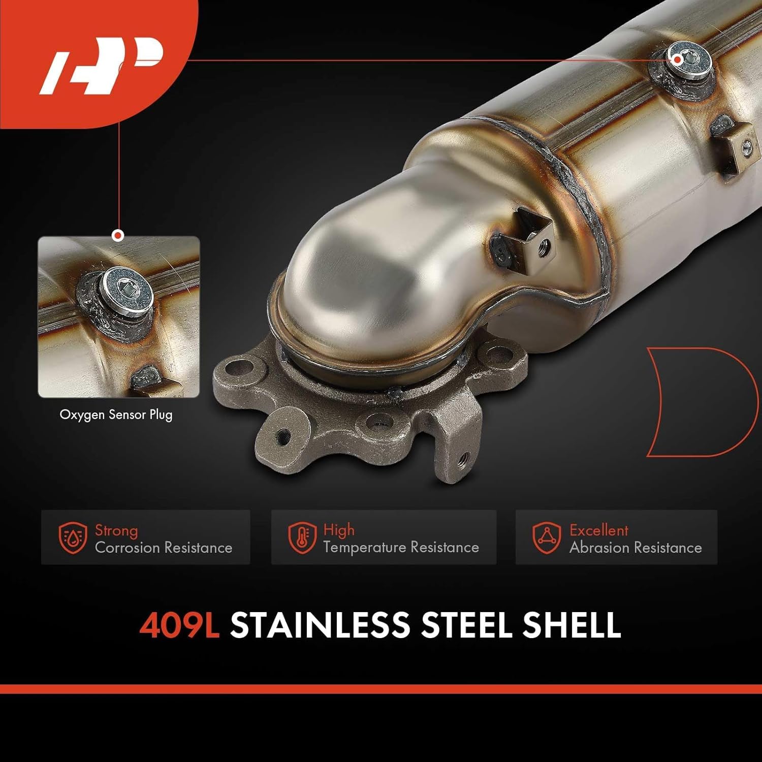 A-Premium Front Catalytic Converter Kit Direct-Fit Compatible with Honda CR-V CRV 2017-2021, Civic 2016-2021, 1.5L, EPA Compliant